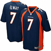 Nike Men & Women & Youth Broncos #7 John Elway Navy Blue Team Color Game Jersey,baseball caps,new era cap wholesale,wholesale hats
